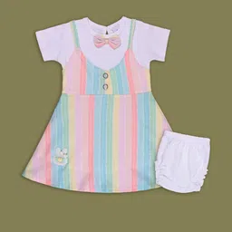 Wish Karo Girls Striped Top image 1