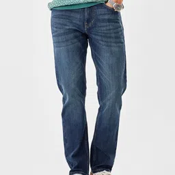 Snitch Men Relaxed Fit Mid-Rise Light Fade Stretchable Cotton Jeans-picture-18