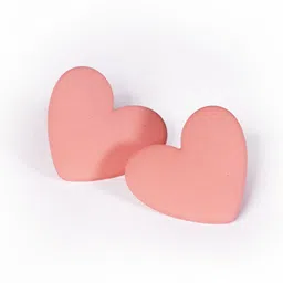 Senshi Heart Shaped Studs image 3