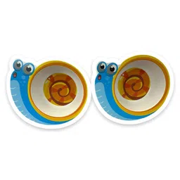 FunBlast Bamboo Fibre Feeding Bowl Animal Print - (Pack of 2 Pcs) -(Multicolor)-image-41