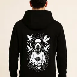 Be Crazy Men Printed Hooded Sweatshirt-picture-10