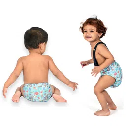 Dumbledo Free Size Cloth Diaper with Hemp & Cotton Pad/Insert - Leak-Proof, Stylish, Superior Absorbency - Adjustable For 3 Months to 3 Years, Pack of 4 image 5
