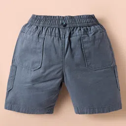 Dapper Dudes Half Sleeves Striped Shirt & Shorts With Bow & Suspender - Grey image 5