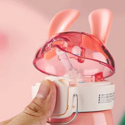 FunBlast Cartoon Design Double Walled Vacuum Insulated Water Bottle with Straw - 400 ml image 5