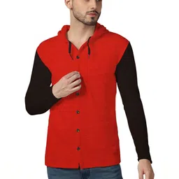 Blisstone Men Colourblocked Hooded Sweatshirt-picture-32