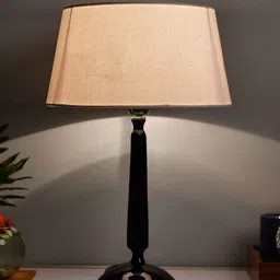 Homesake Black & White Solid Handcrafted Bedside Standard Lamp-picture-32