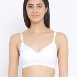 Clovia White Non Wired Non Padded T-Shirt Bra-picture-21