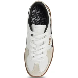 Puma Men's Palermo White & Vapor Gum Casual Sneakers image 3