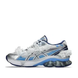 Asics Men's GEL-KINETIC FLUENT White & Dive Blue Sneakers image 3