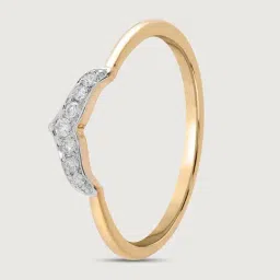 Mia by Tanishq Diamond 14k (585) Yellow Gold Ring for Women image 4