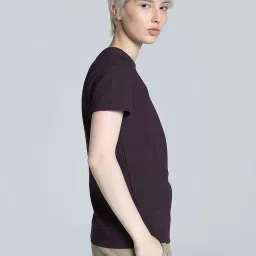 Puma Purple Plain Sports T-Shirt image 3