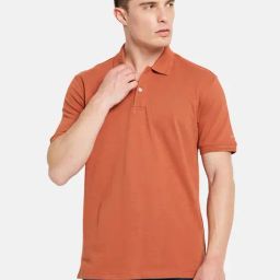 Octave Rust Regular Fit Polo T-Shirt-picture-33