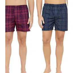 XYXX Blue & Red Cotton Boxers (Pack of 2)-image-28