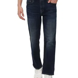 American Eagle Blue Mid Rise Solid Jeans-image-8