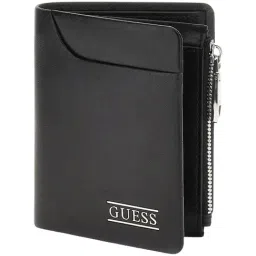 GUESS Black Leather Bi-Fold Wallet-image-22