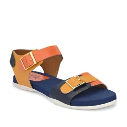 Zebba Women's Eliza Black Ankle Strap Sandals-image-10