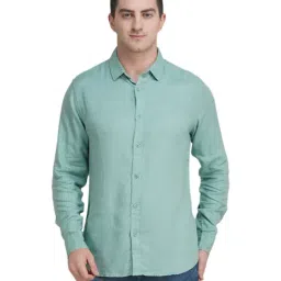 United Colors of Benetton Green Slim Fit Shirt-picture-25