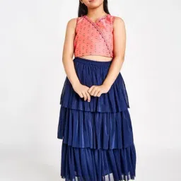Global Desi Girl Pink Embroidered Top-image-38