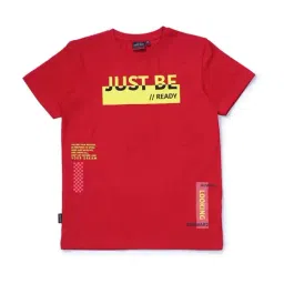 Gini & Jony Kids Red & Yellow Printed T-Shirt-picture-19