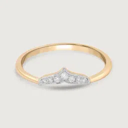 Mia by Tanishq Diamond 14k (585) Yellow Gold Ring for Women image 3