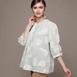 Label Ritu Kumar Mint Solid Top image 3