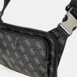 Guess Black Waist Bag image 3