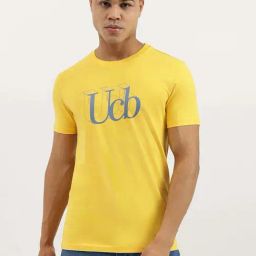 United Colors Of Benetton Yellow Cotton Regular Fit Printed T-Shirt-picture-15