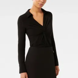 Forever New Emilia Twist Front Crepe Shirt image 3