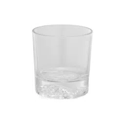 Troveas Elephant Embossed Crystal Whiskey Glass (Pack of 6) image 2