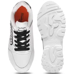 Shoetopia Kids Black & White Sneakers image 3