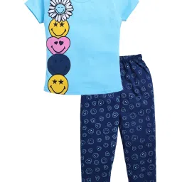 Todd N Teen Kids Multi Cotton Printed T-Shirts & Pajamas Set image 3