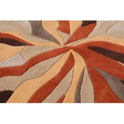 Presto Orange Wool Hand Tufted Carpet image 3