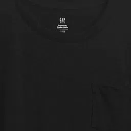 GAP Girls Black Cotton Solid T-Shirt image 3