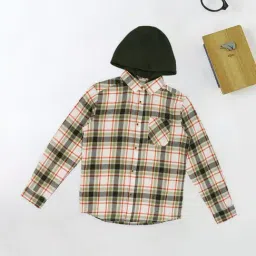 Pantaloons Junior Boys Mayfly Checks Shirt-image-42