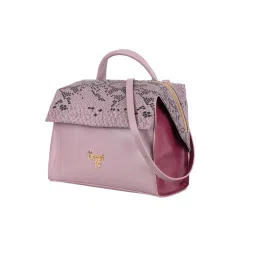 Baggit Pink Animal Effect Small Cross Body Bag image 3