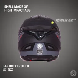 Royal Enfield Black Printed Helmet (Size - XL ) image 3