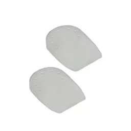 Flamingo L Size White Moderate Support Silicone Heel Care Pad Pair OC 2395 image 3