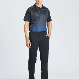 Flx By Decathlon Black Regular Fit Printed Sports Polo image 3