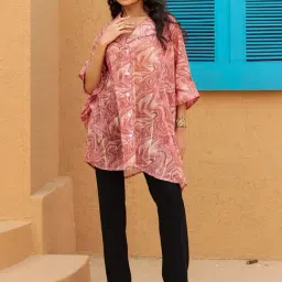 The Kaftan Company Multi-Color Abstract Shirt image 5