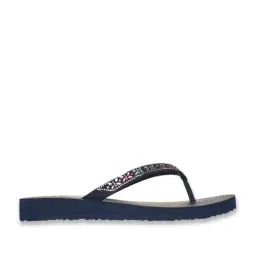 Skechers Women's MEDITATION - BUTTERFLY GARDEN Navy Thong Sandals-picture-21
