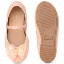 Pantaloons Junior Kids Peach Flat Ballets image 4