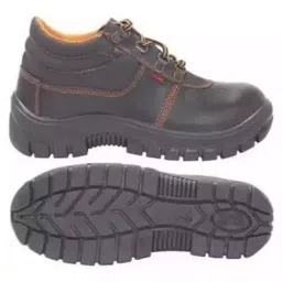 PRIMA Steel Toe Safety Shoes PVC Sole UK 7 Black PSF-25 (Cosmo)-picture-10