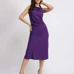 Fablestreet Purple Regular Fit Dress-picture-45