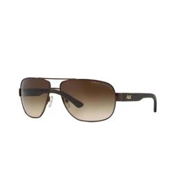 Armani Exchange Men Gradient Brown Lens Pilot Sunglasses - 0AX2012S60581362-picture-35