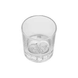 Troveas Elephant Embossed Crystal Whiskey Glass (Pack of 6) image 3
