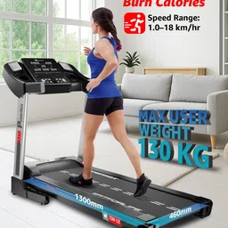 PowerMax Fitness Automatic DC Motorized Auto Incline Treadmill image 4
