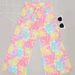 Pantaloons Junior Girls Multicolor Printed Trousers & Pants-picture-40
