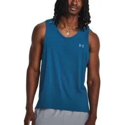 Under Armour Blue Slim Fit Tank Tee-picture-47