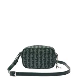 Lacoste Core Green Polyester Printed Cross Body Bag-image-10
