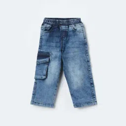 Juniors by Lifestyle Boys Blue Cotton Solid Jeans-picture-35
